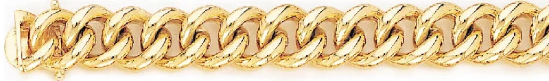 bold statement bracelet for women -12mm Miami Cuban Curb Link Bracelet