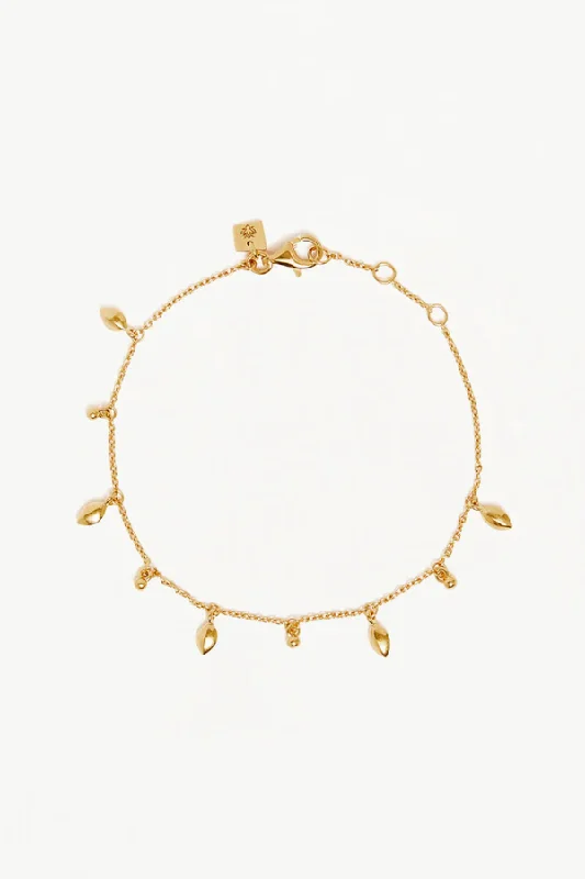 evil eye bracelet for protection -18k Gold Vermeil Live In Grace Bracelet