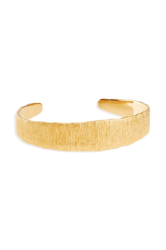 friendship bracelet with initials -18k Gold Vermeil Woven Light Cuff