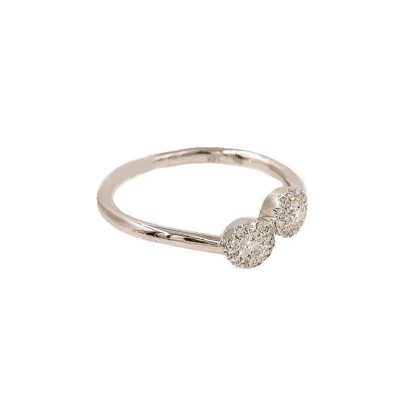 adjustable ring for women -14K Gold Diamond Ring