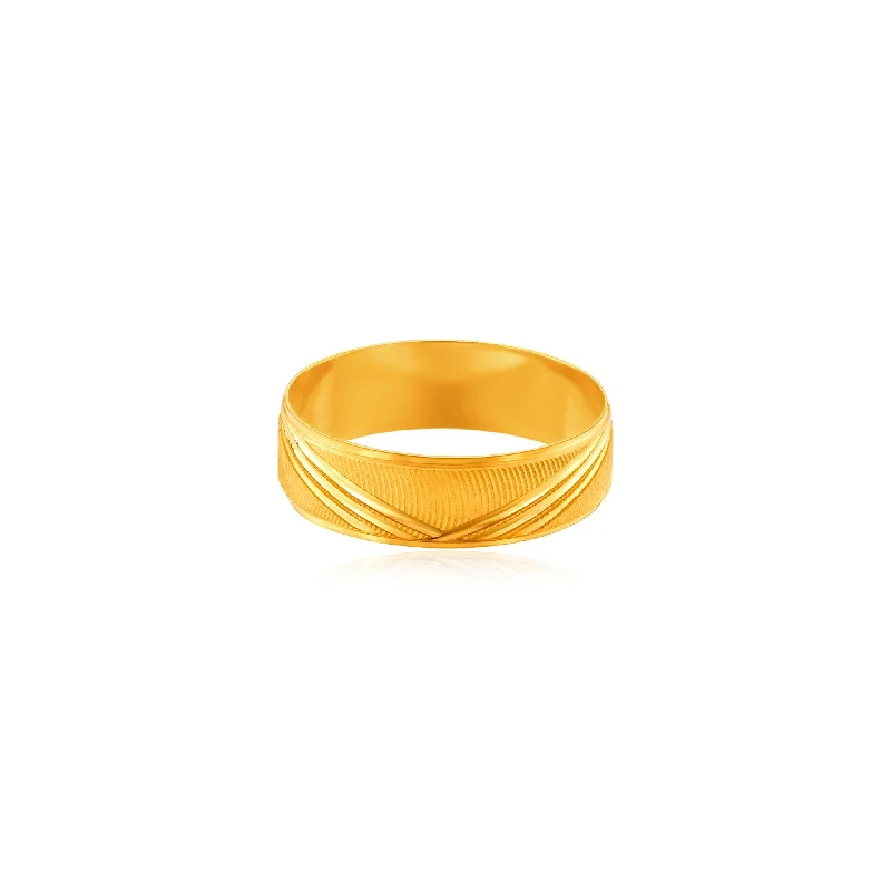 pearl ring for women -916 Gold Eternal Promise Ring