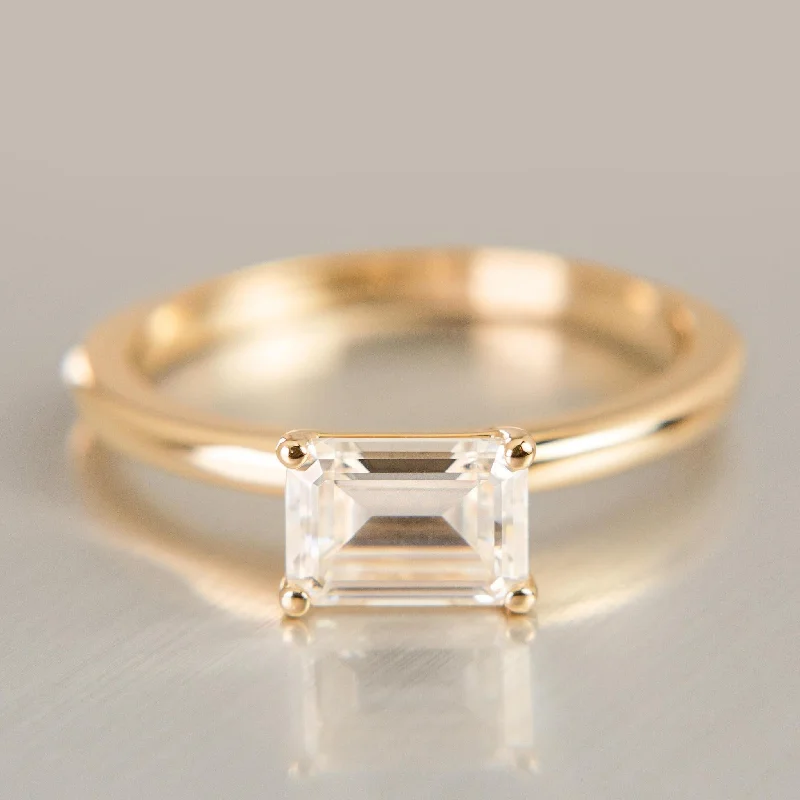 dainty ring for women -Classic Diamond Cypress Ring