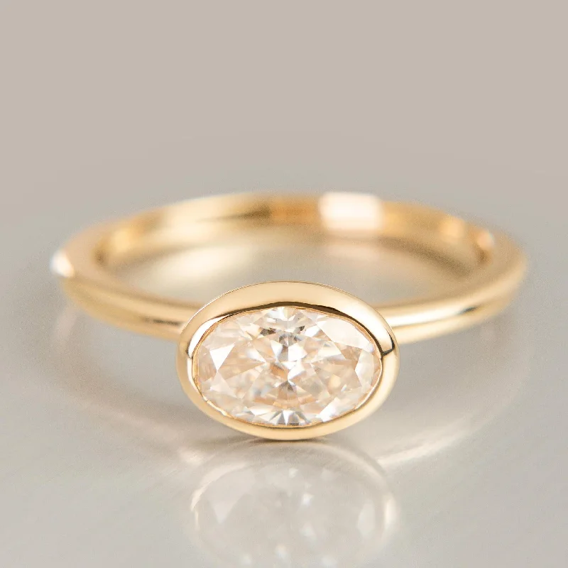 diamond engagement ring for women -Classic Diamond Elm Ring