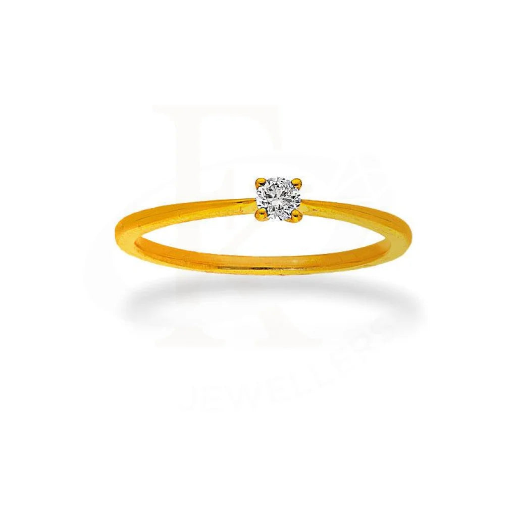 diamond engagement ring for women -Diamond Solitaire Ring in 18KT Gold - FKJRN18K2147