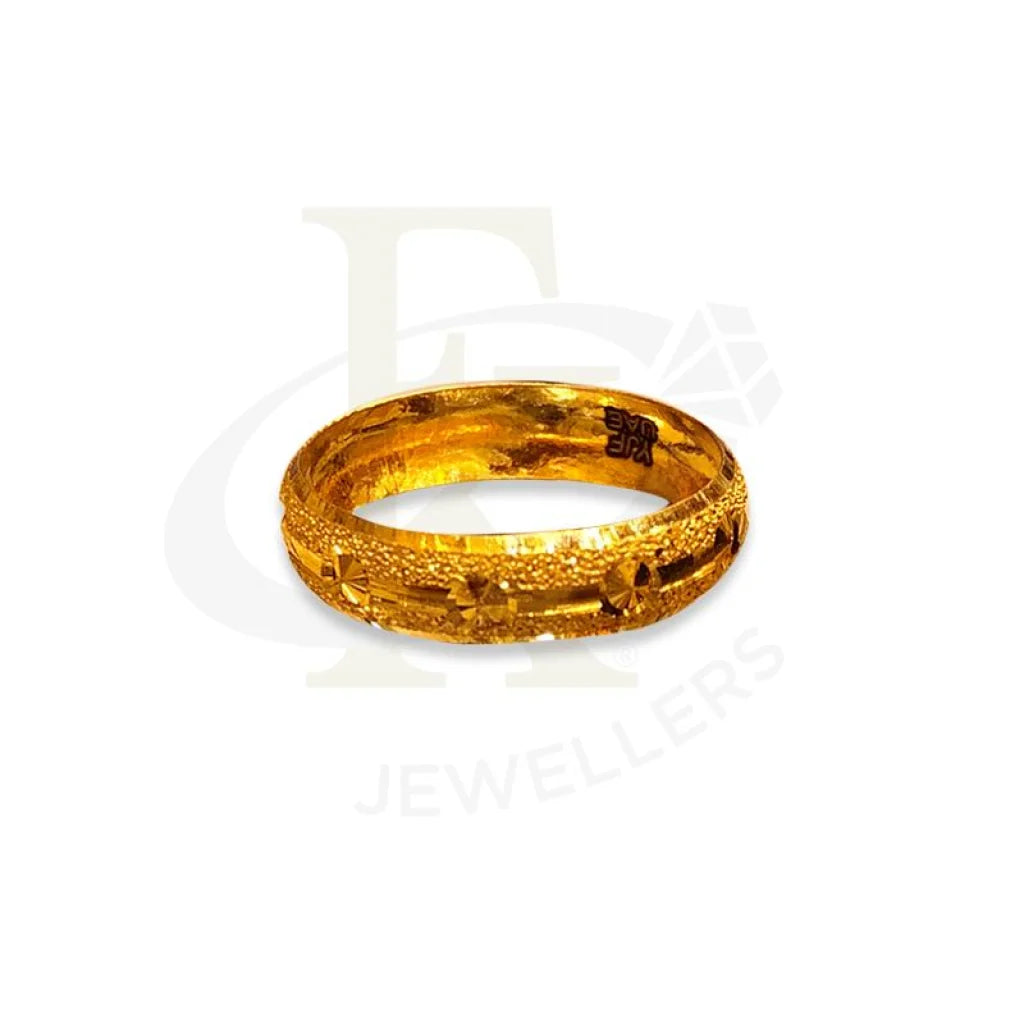 trendy ring for teenage girls -Gold Wedding Ring 22KT - FKJRN1392