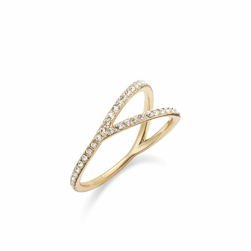 delicate gold ring for layering -Nopa Ring in Gold