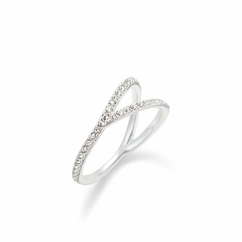 statement cocktail ring for women -Nopa Ring in Silver