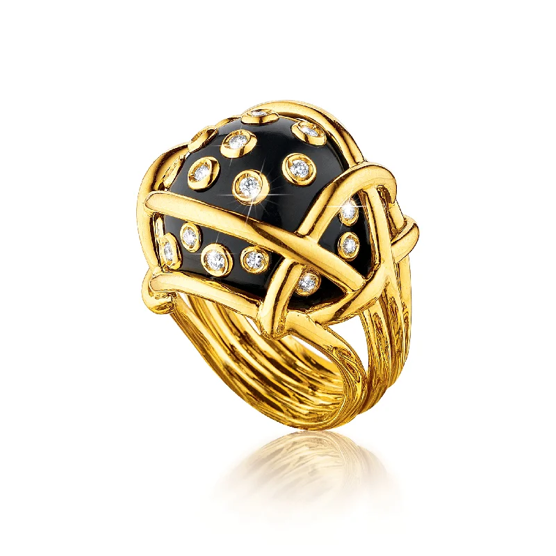 geometric ring for women -Polka Dot Ring