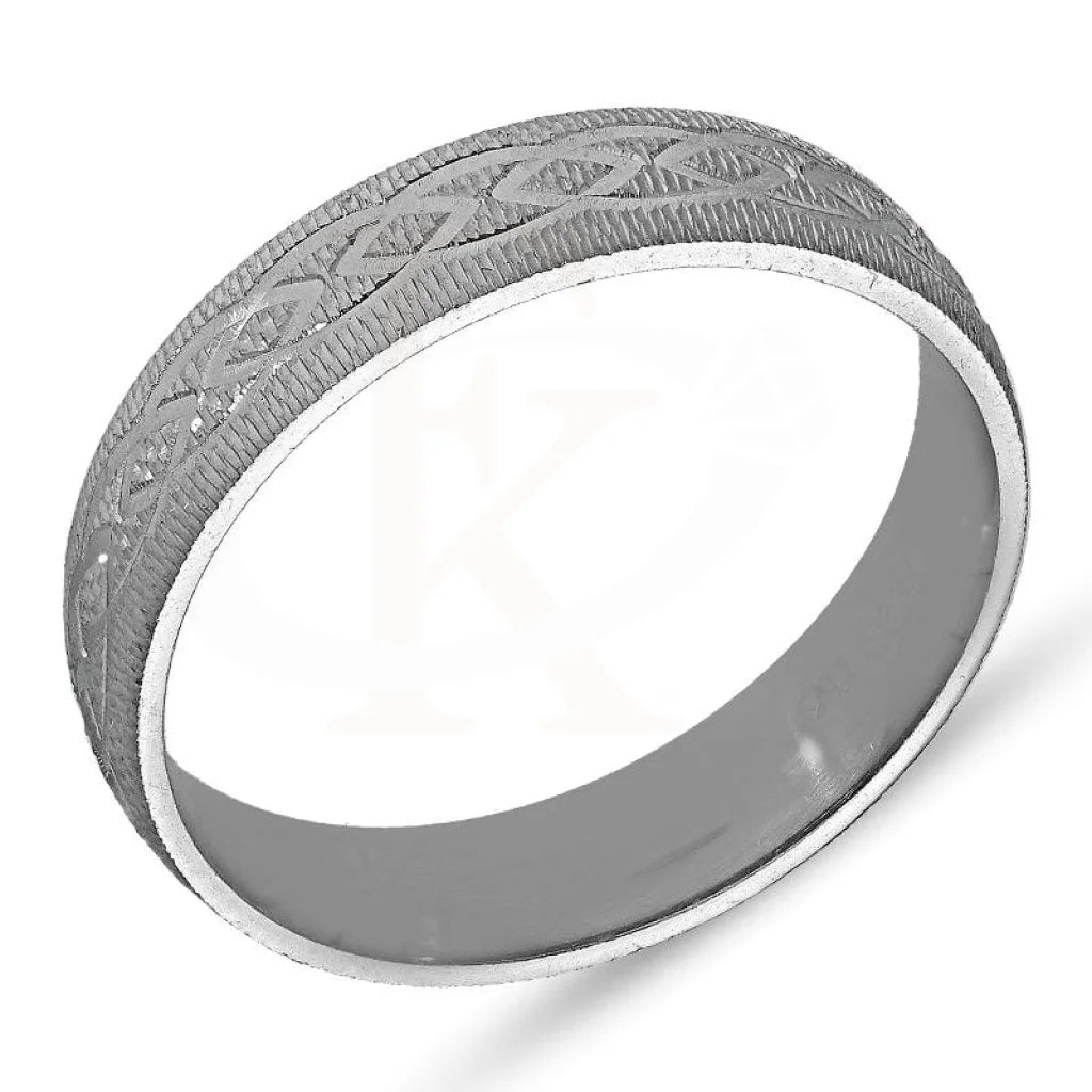 luxury platinum ring for men -Sterling Silver 925 Wedding Band Ring - FKJRNSL2983