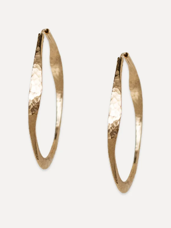 vintage-inspired earrings for women -14K Moore Hoops