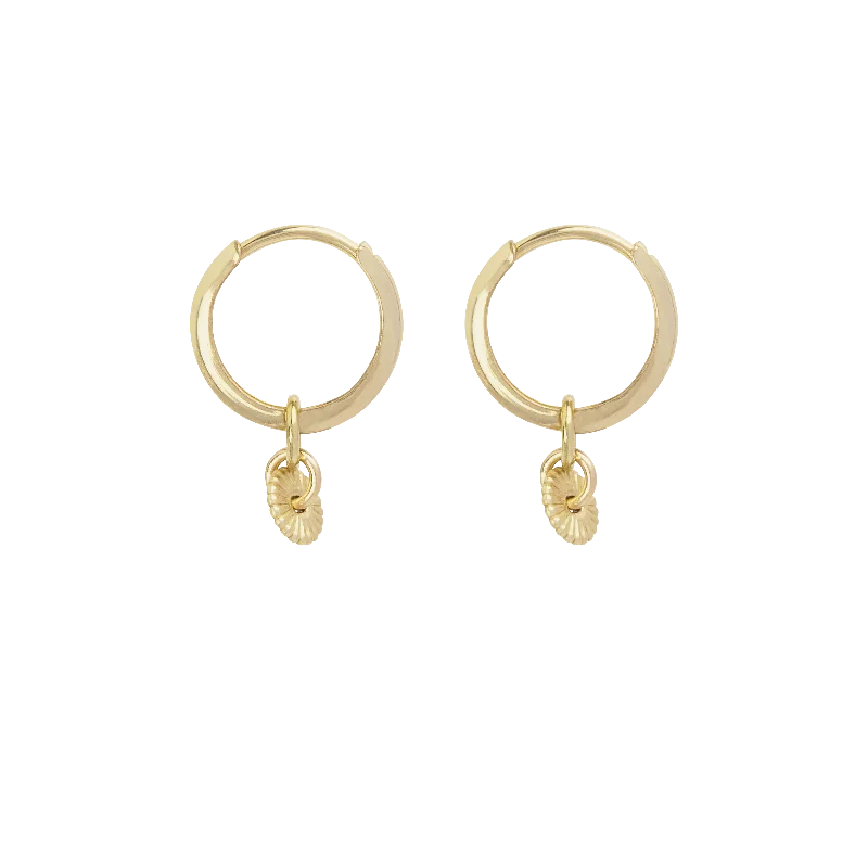 statement earrings for special occasions -Caia Mini Hoop Earrings - Gold