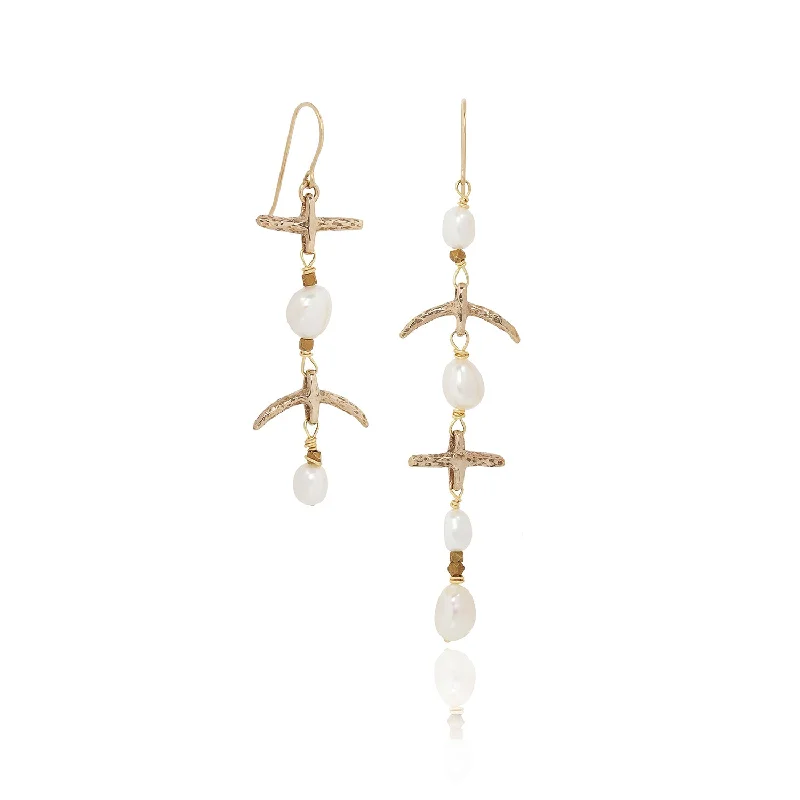 diamond crawler earrings for women -The Dara Earrings