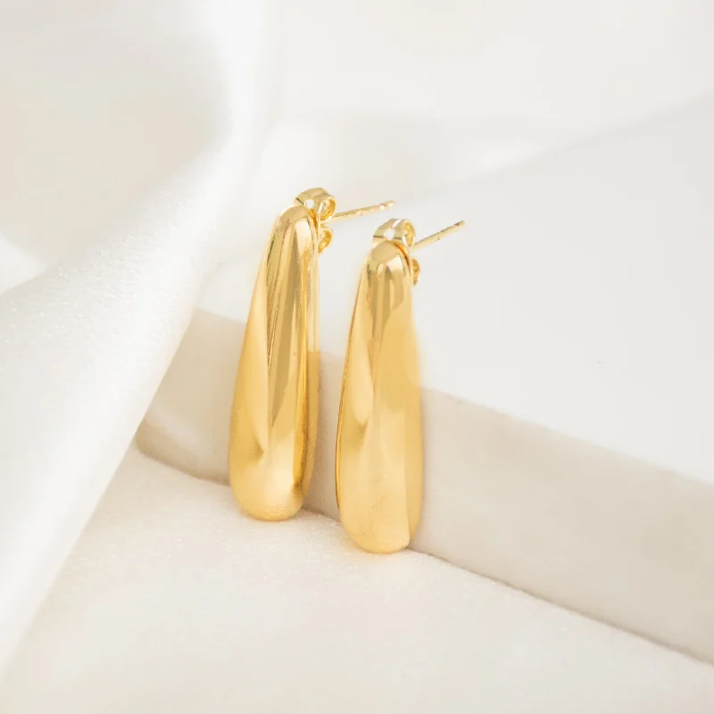 butterfly drop earrings for girls -Sunbeam Stick Earrings