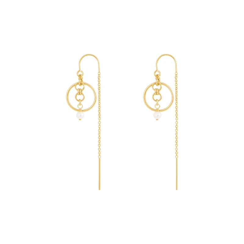 luxury chandelier earrings for women -Iris Earrings Gold