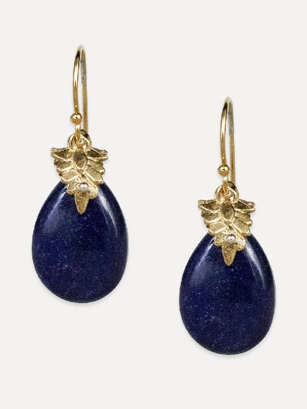 gemstone dangle earrings for women -Lombard Earrings