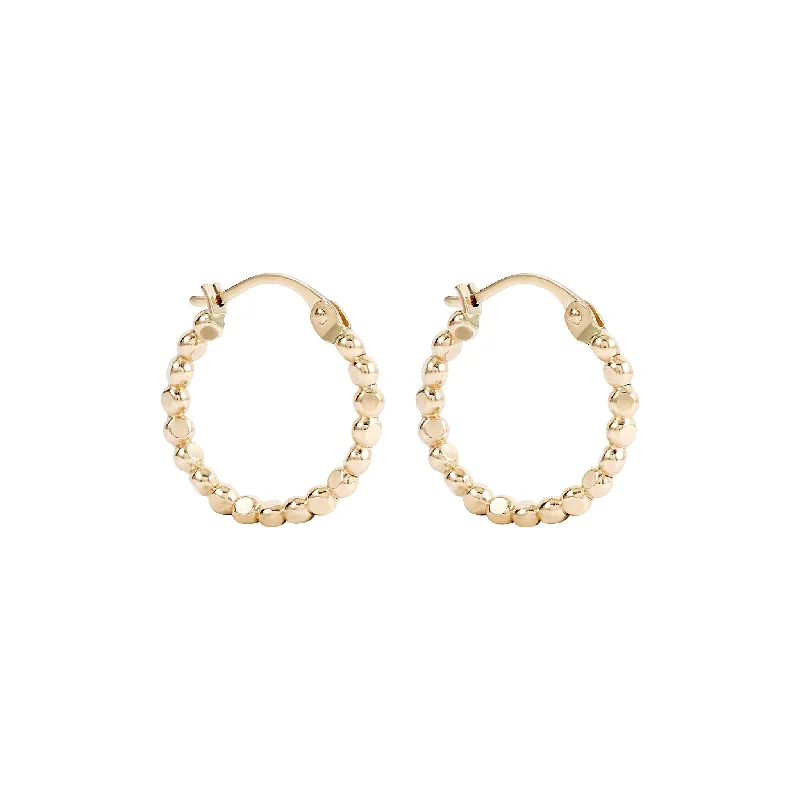 luxury chandelier earrings for women -Philine Hoop Earrings - Gold