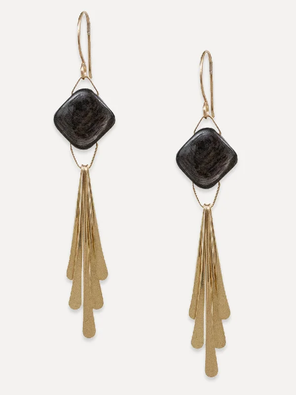 geometric earrings for women -Winslow Earrings - cushion