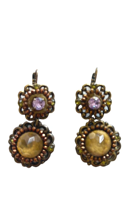 bold chandelier earrings for women -Crystal Embellished Earrings