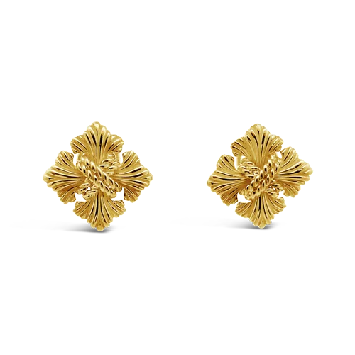 cluster stud earrings for women -Gold Estate Earrings